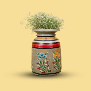Wooden Painted Pot 4-2