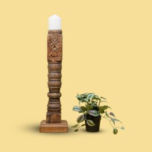 Timber Glow Candle Stand